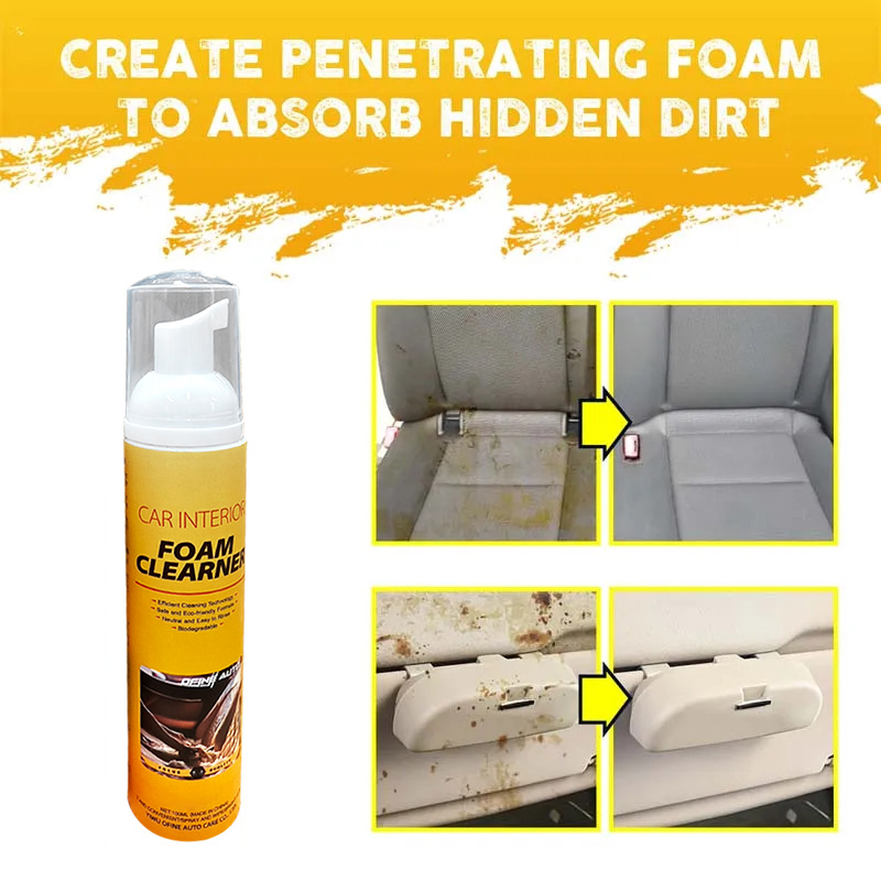 100/500ML Multi-Purpose Foam C - مراجعة Leather Cleaner Interior وسعره