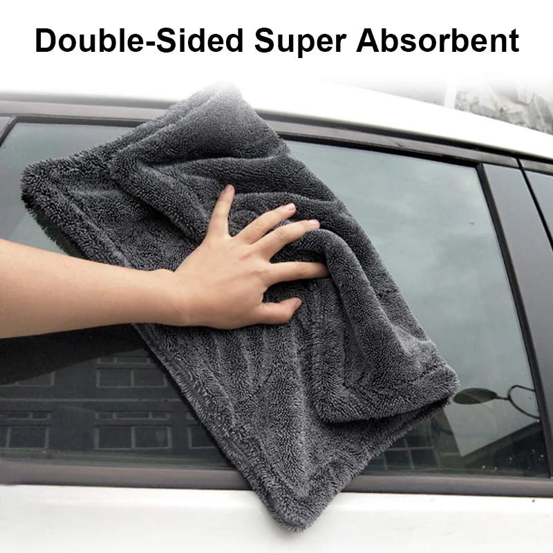 1-3Pcs Car Wash Microfiber Twi - مراجعة Microfiber Towel Detailing وسعره