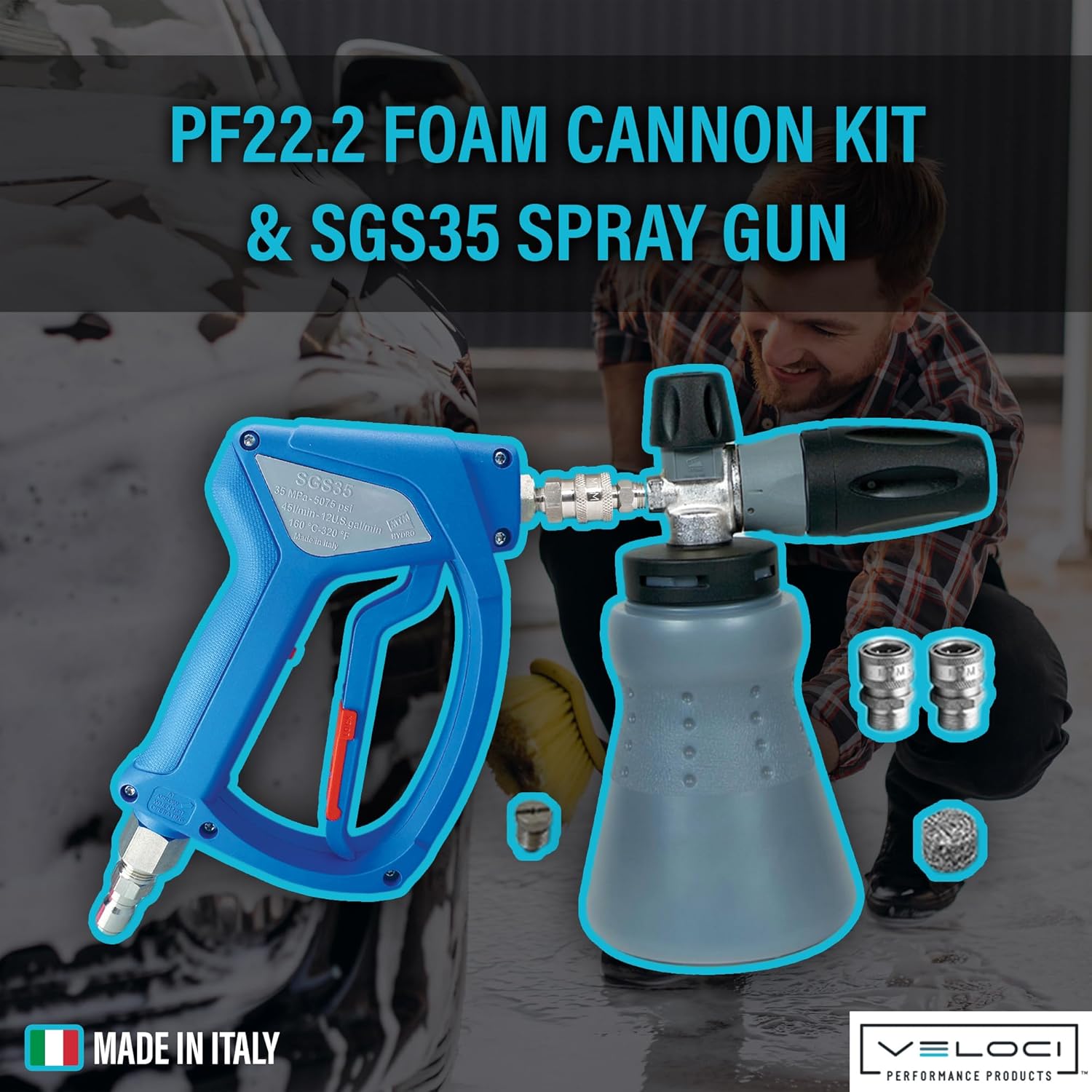 Hydro Ultimate PF22.2 Foam Can - مراجعة Pressure Washer Foam Gun وسعره