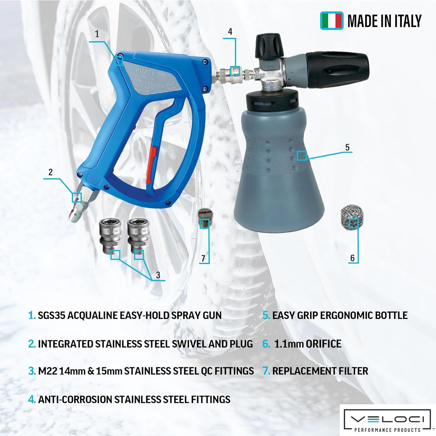 Hydro Ultimate PF22.2 Foam Can - مراجعة Pressure Washer Foam Gun وسعره