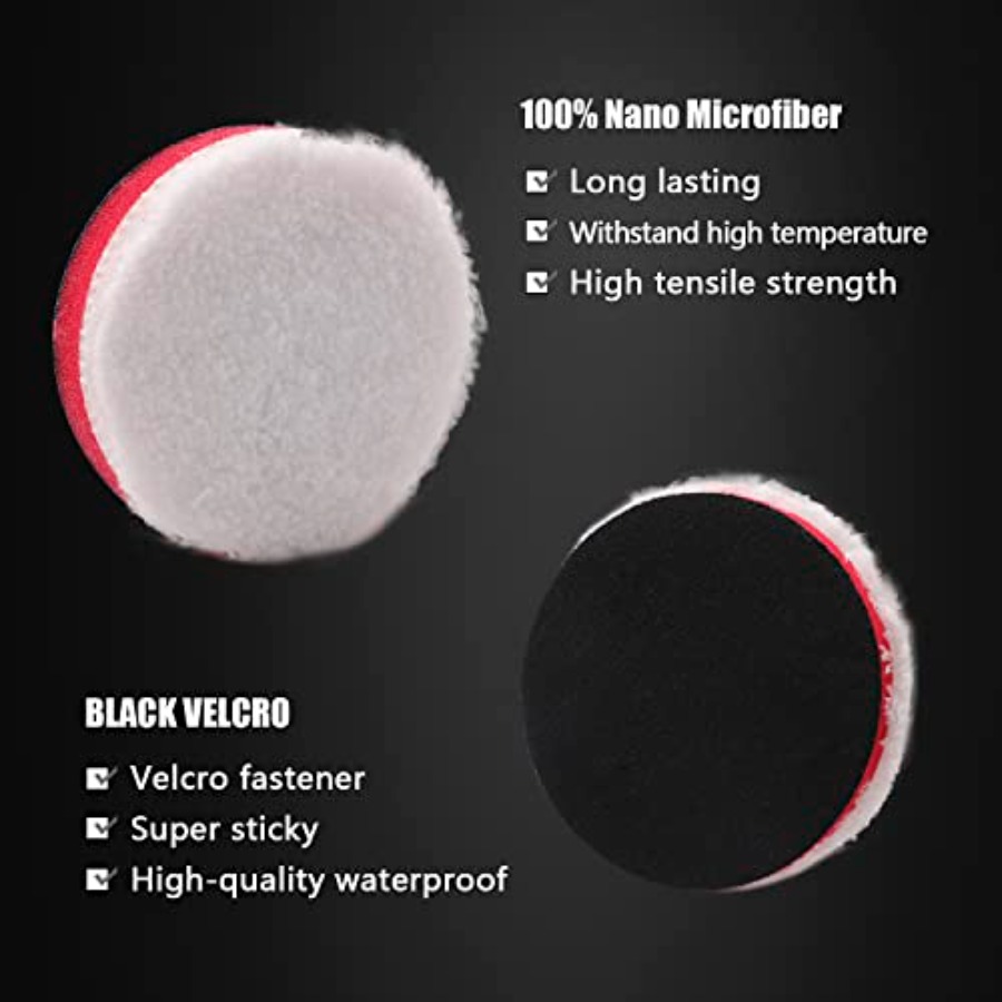 20pcs 3inch 80mm Car Foam Poli - مراجعة Car Cleaning Brush وسعره