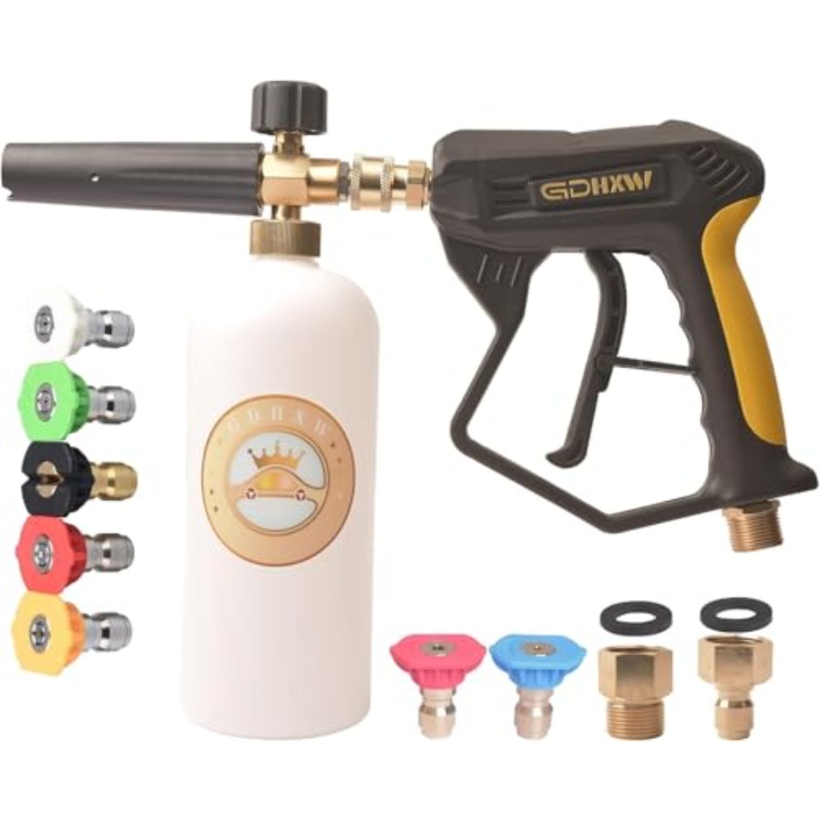 X887 High Pressure Washer Gun  - مراجعة Pressure Washer Foam Gun وسعره