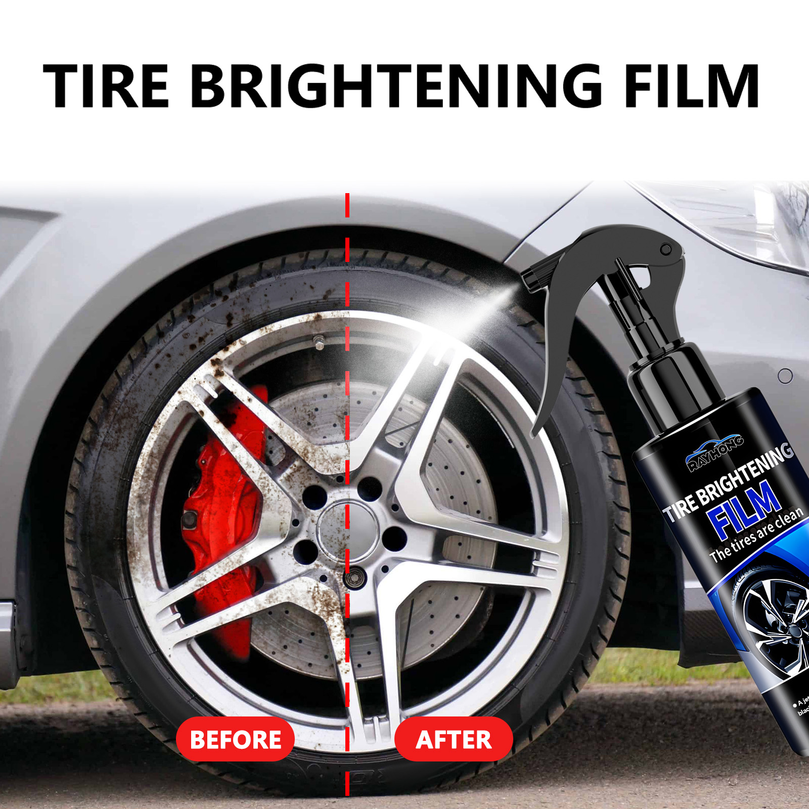 Car Tire Shine Coating Spray C - مراجعة Tire Shine Spray Sealant وسعره