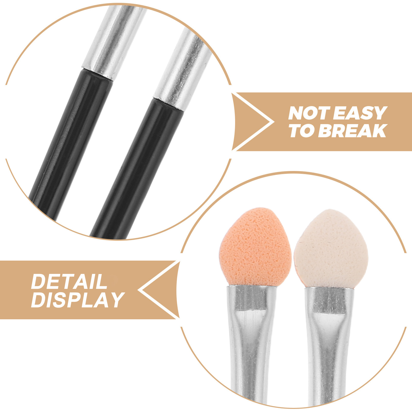 100Pcs Fine Detail Sponge Brus - مراجعة Detailing Brush Set وسعره