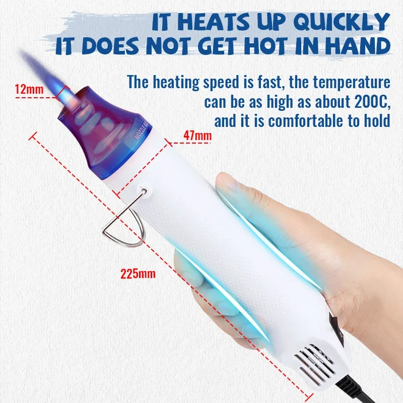 Hot Air Gun 220V Soldering Tem - مراجعة Dryer Car Blower وسعره