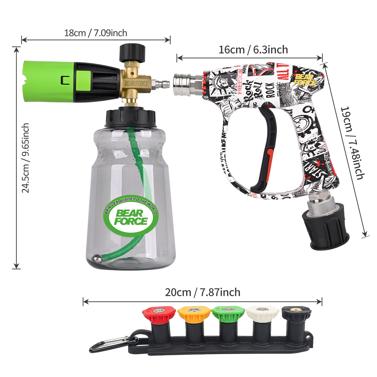 BEAR FORCE Pressure Washer Foa - مراجعة Pressure Washer Foam Gun وسعره